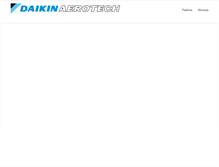 Tablet Screenshot of daikin-aerotech.com